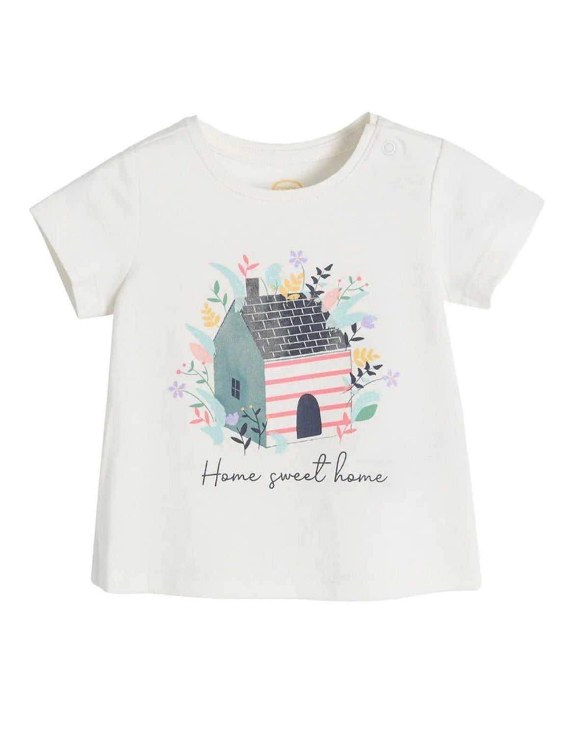 Tshirt blanc motif maison