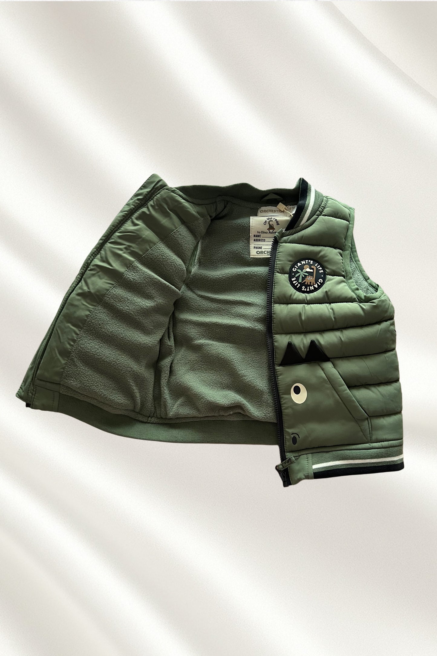 Gilet vert sans manches