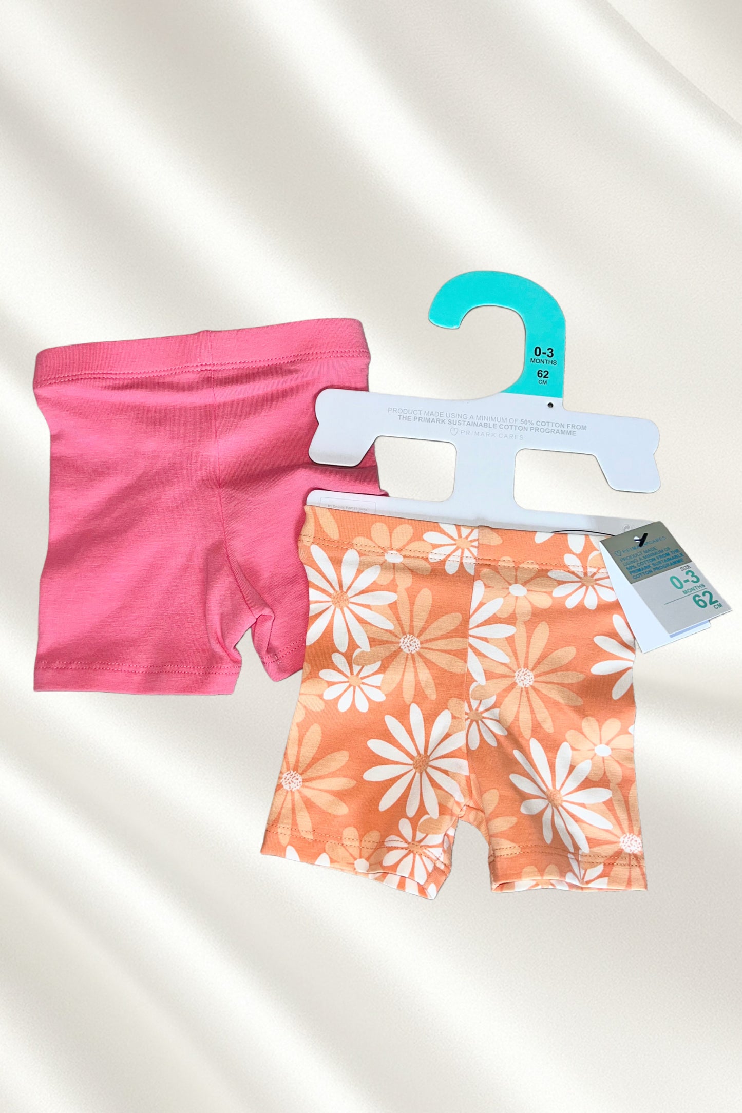 Pack 2 pcs shorts bébé