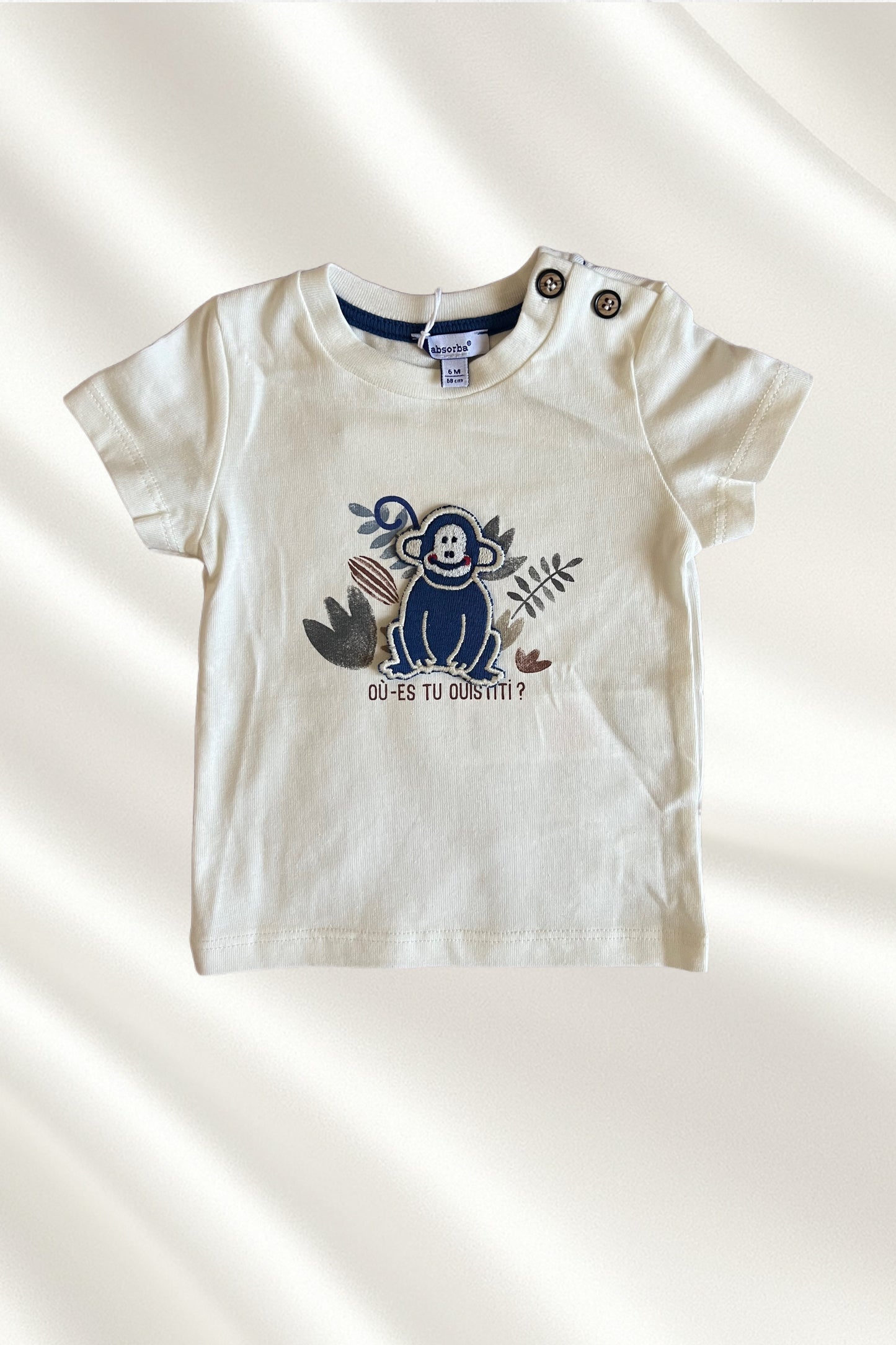 Ensemble 2 pcs salopette courte avec T-shirt