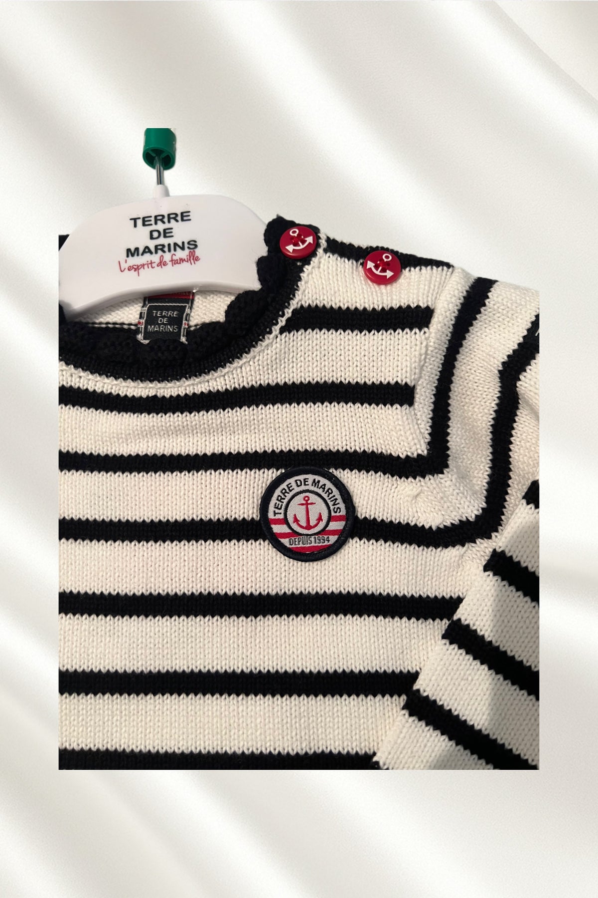 Tricot rayé pour filles