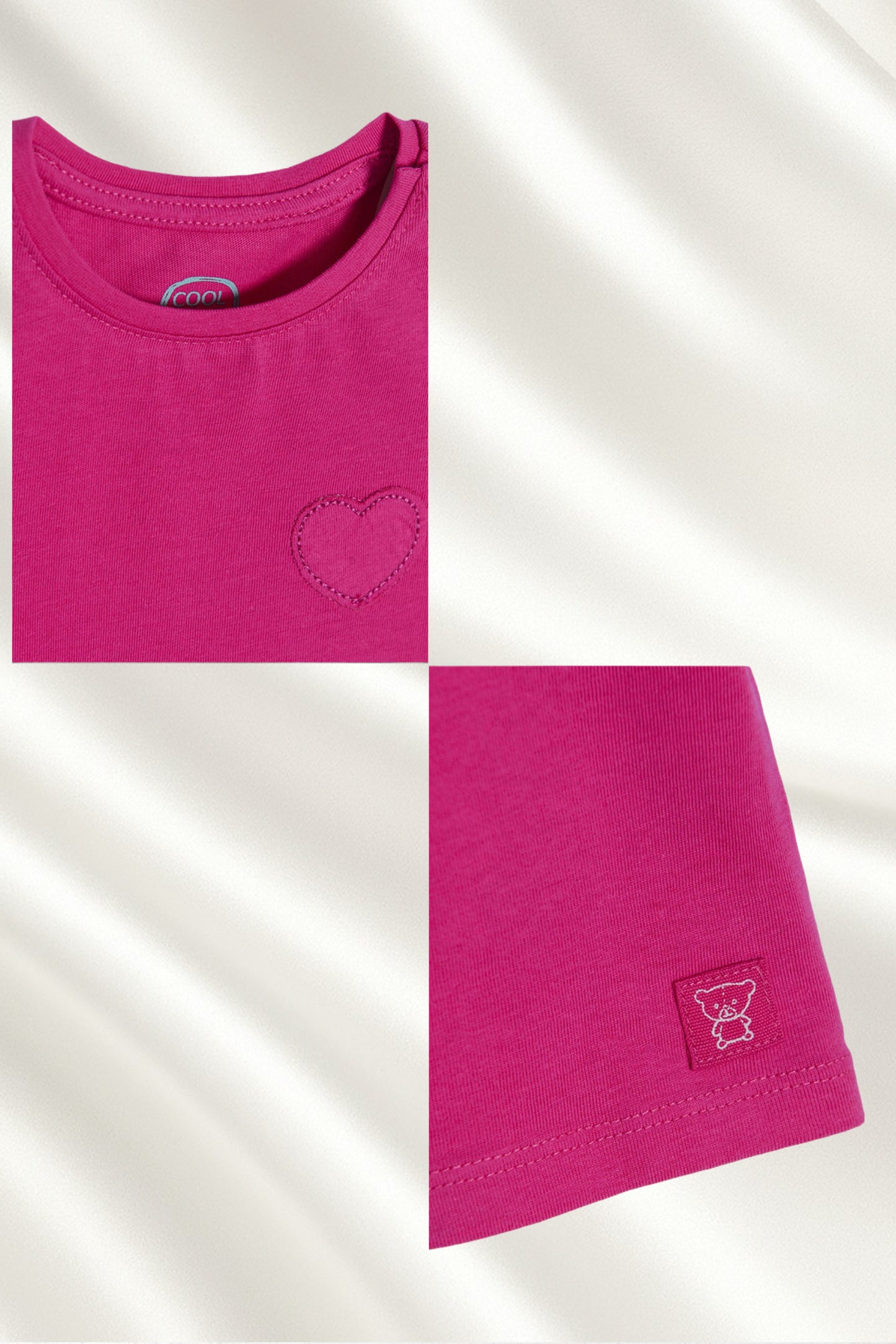 T-shirt fuchsia