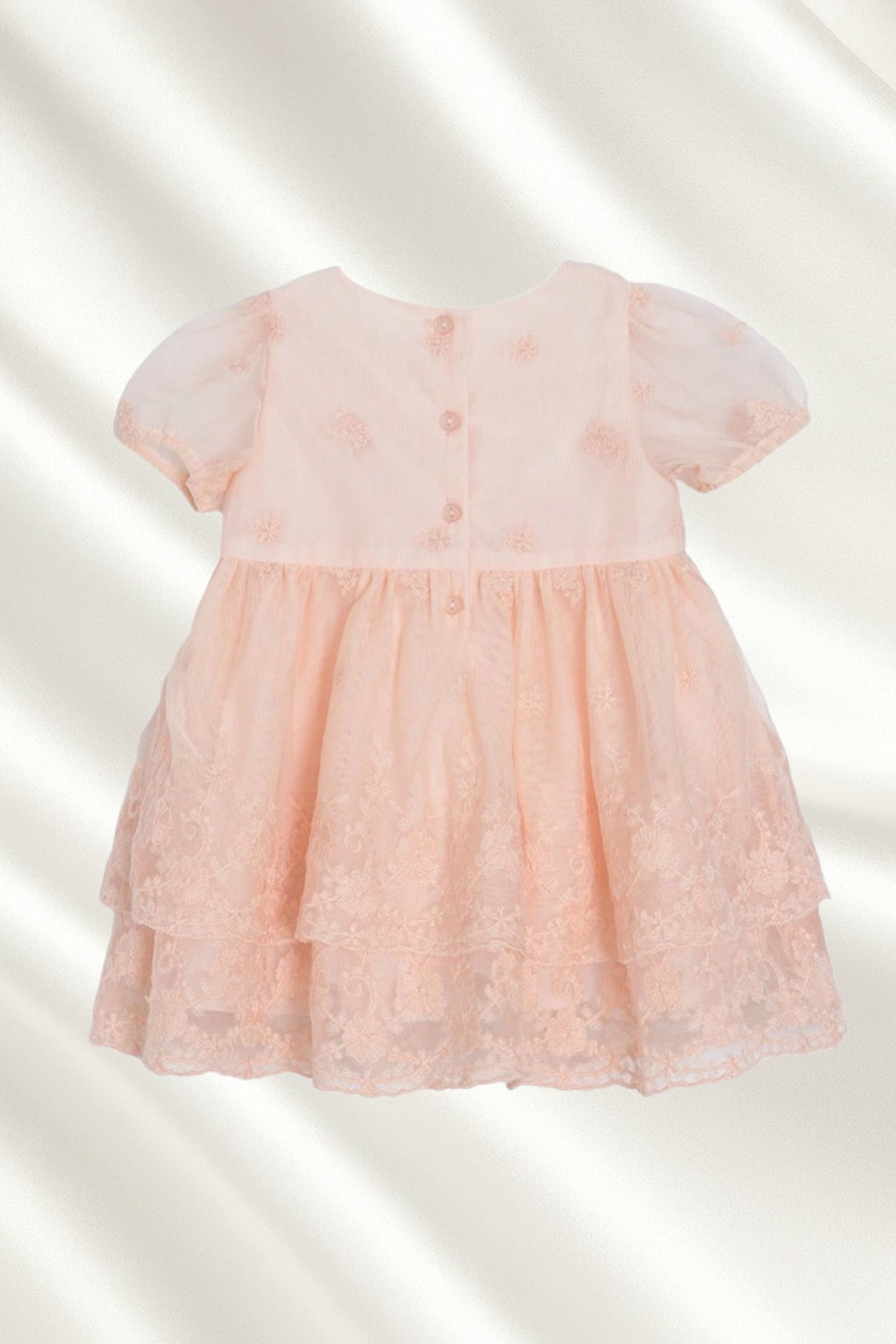 Robe anniversaire saumon
