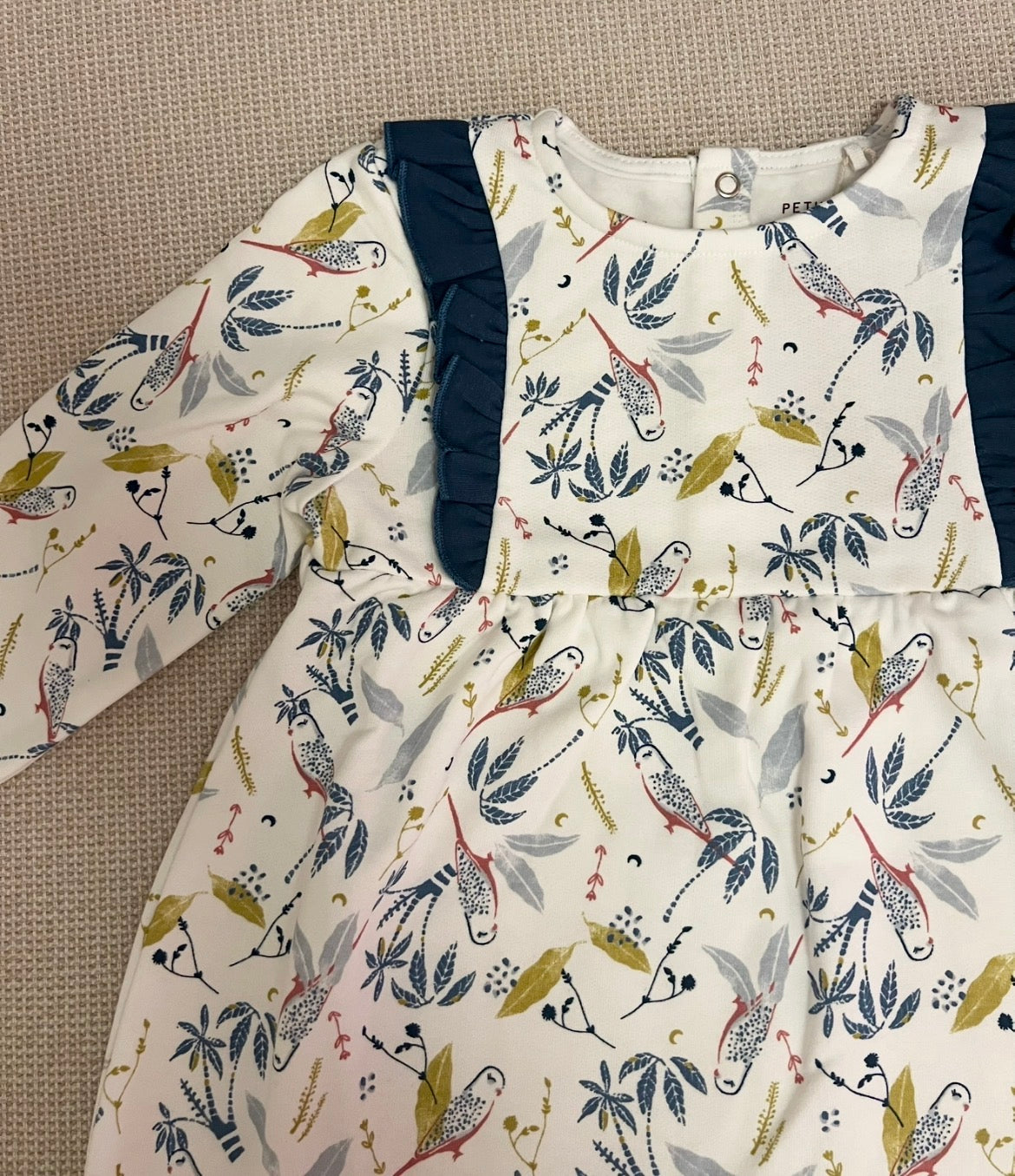 Robe bleue en molleton Bianca