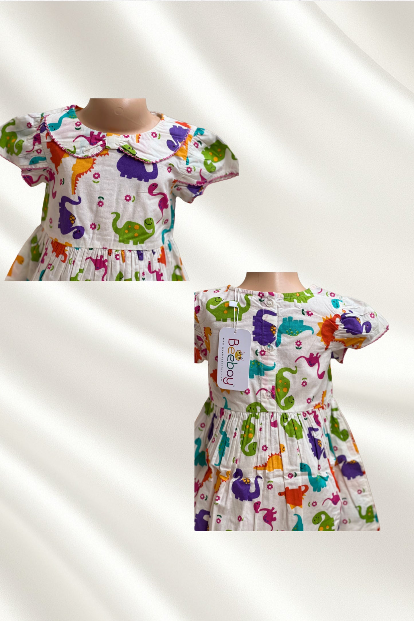 Robe à motif dinosaures