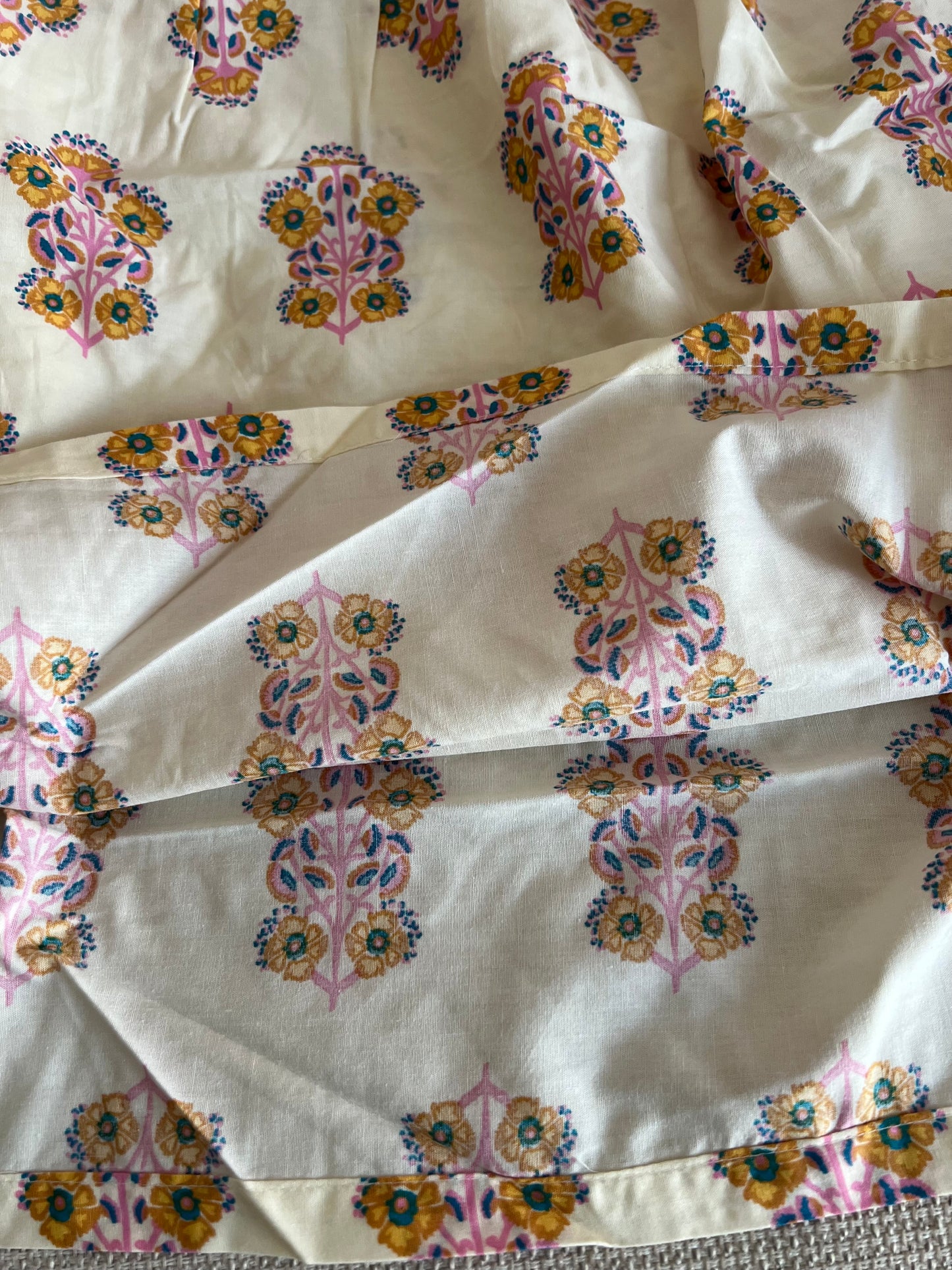 Robe multicolore beige débardeur