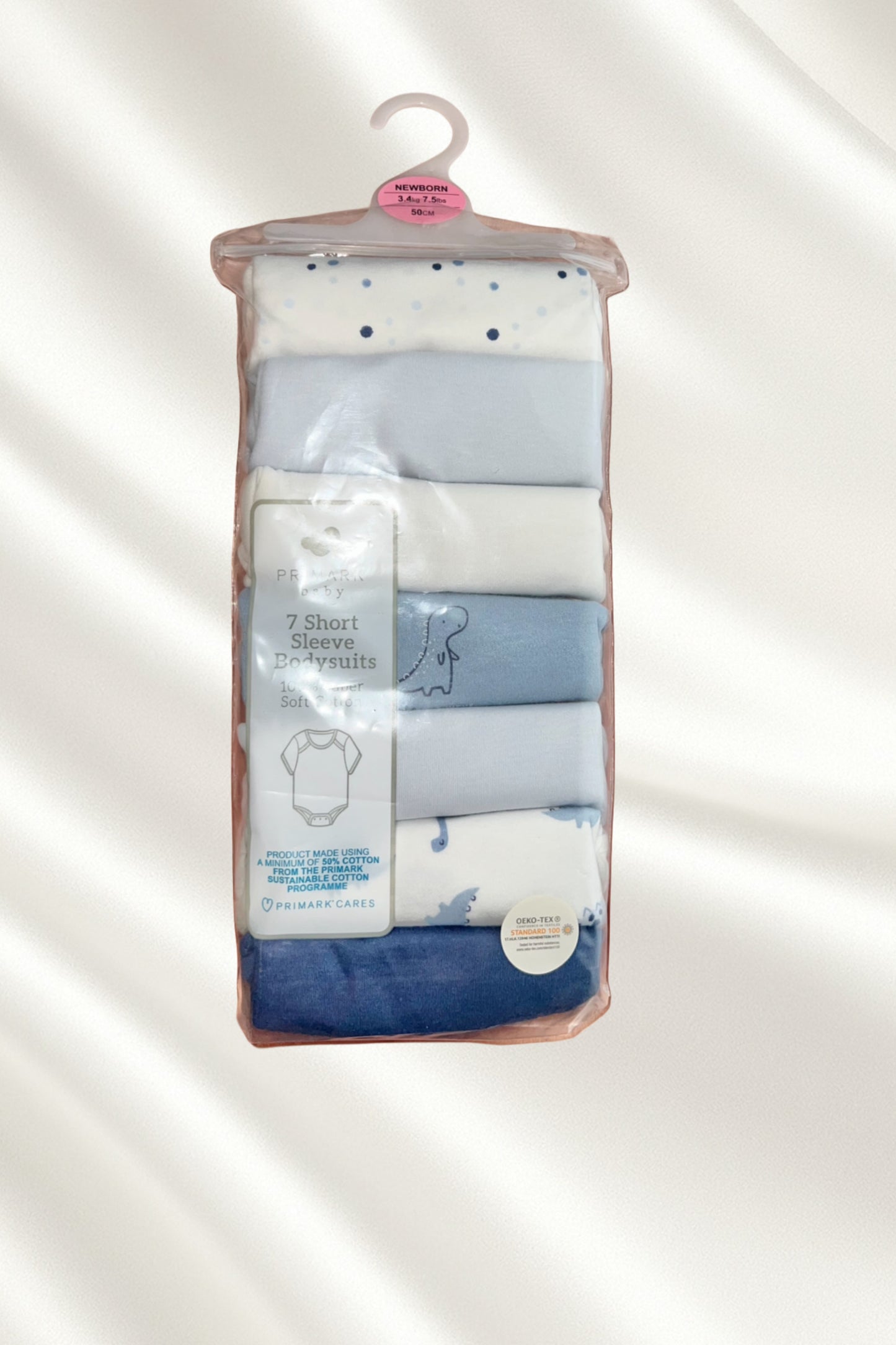 Pack 7 bodies en bleu