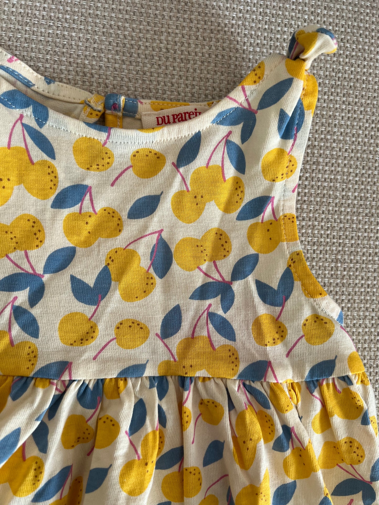 Robe fleurie Citron