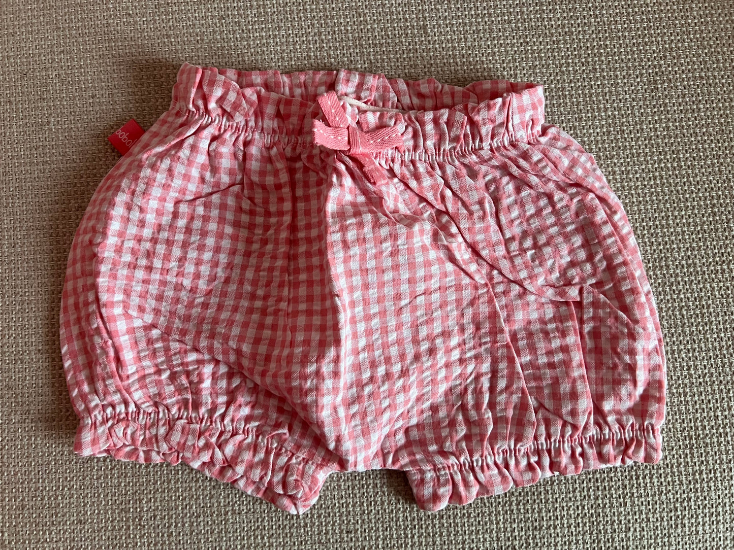 Ensemble 2 pcs Tshirt & bloomer motif cerise Rose