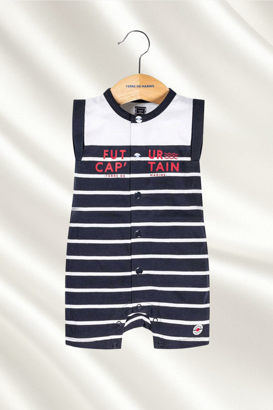 Combinaison bébé bleu marine