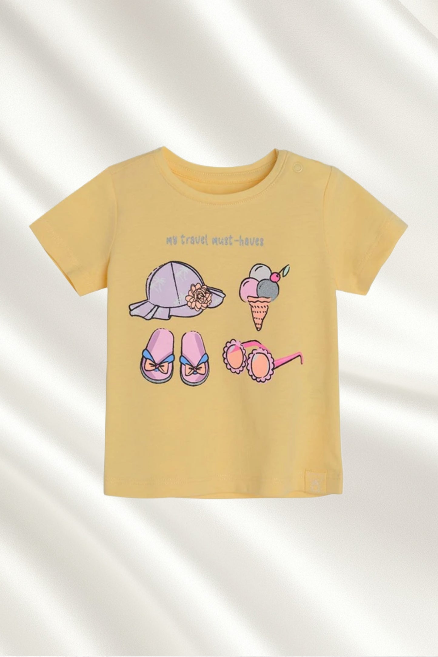 T-shirt moutarde