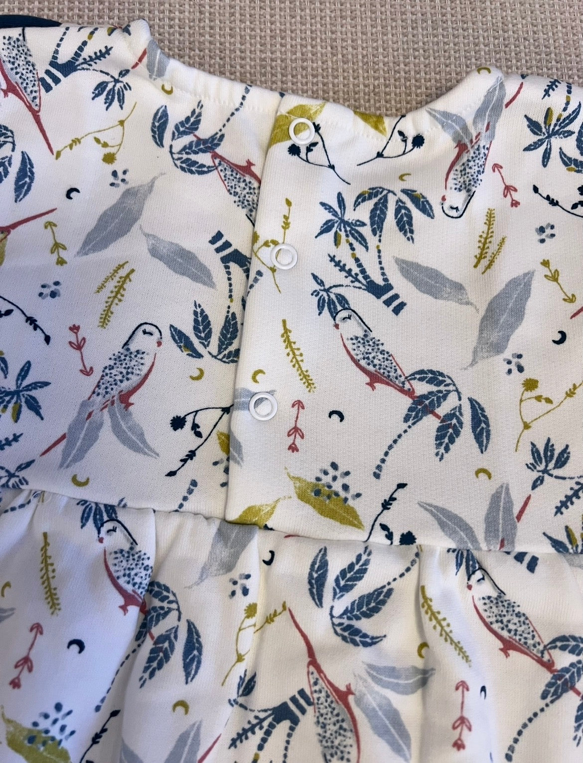 Robe bleue en molleton Bianca