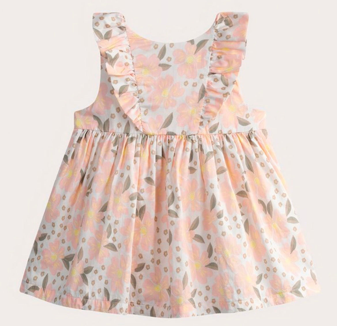 Robe + Bloomer imprimé fleuri