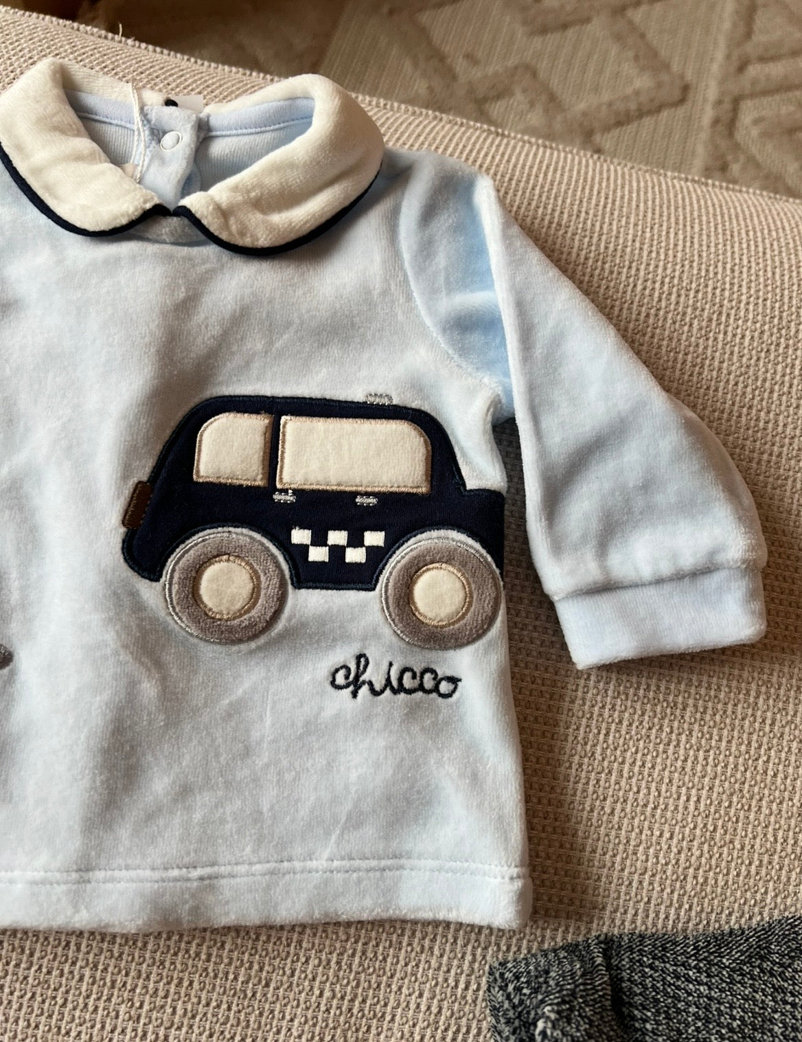 Ensemble Chicco en gris & bleu clair