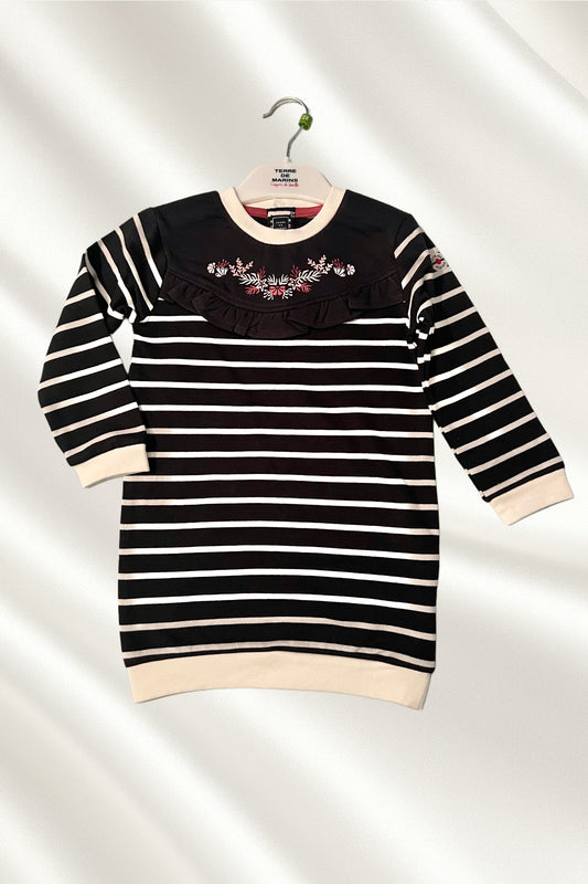 Robe fille bleu marine