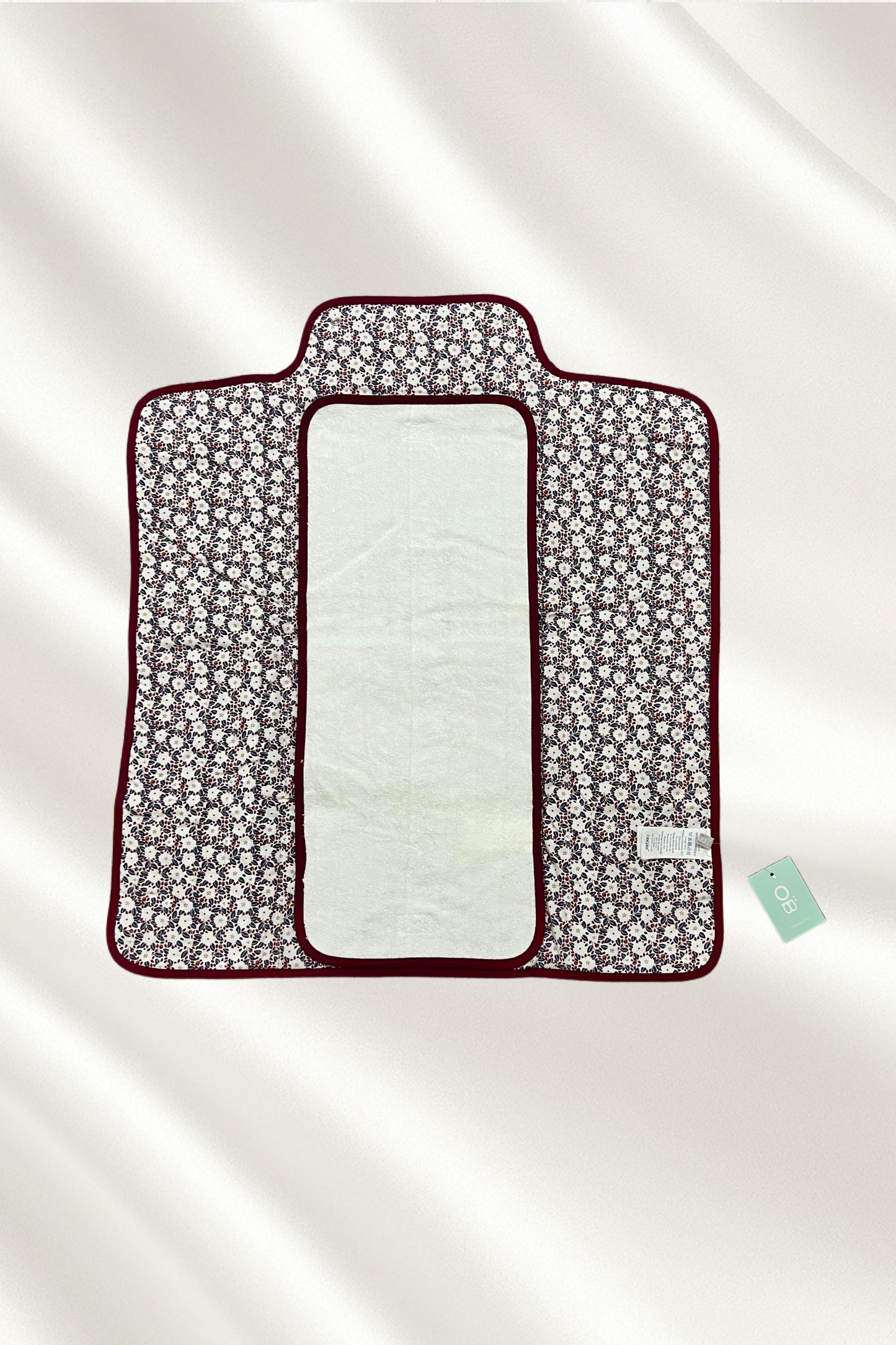 Tapis à langer fleuri