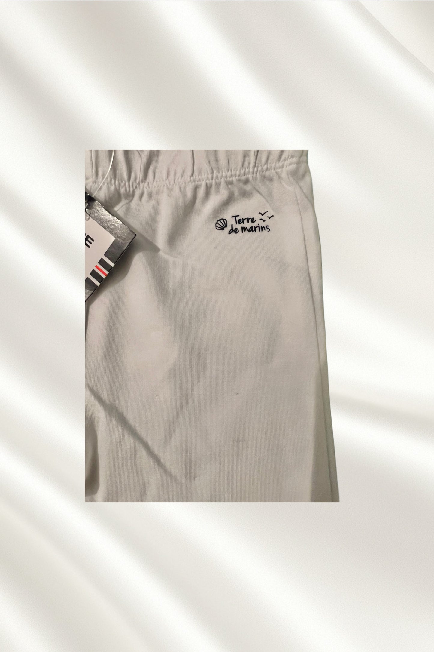 Legging fille en blanc