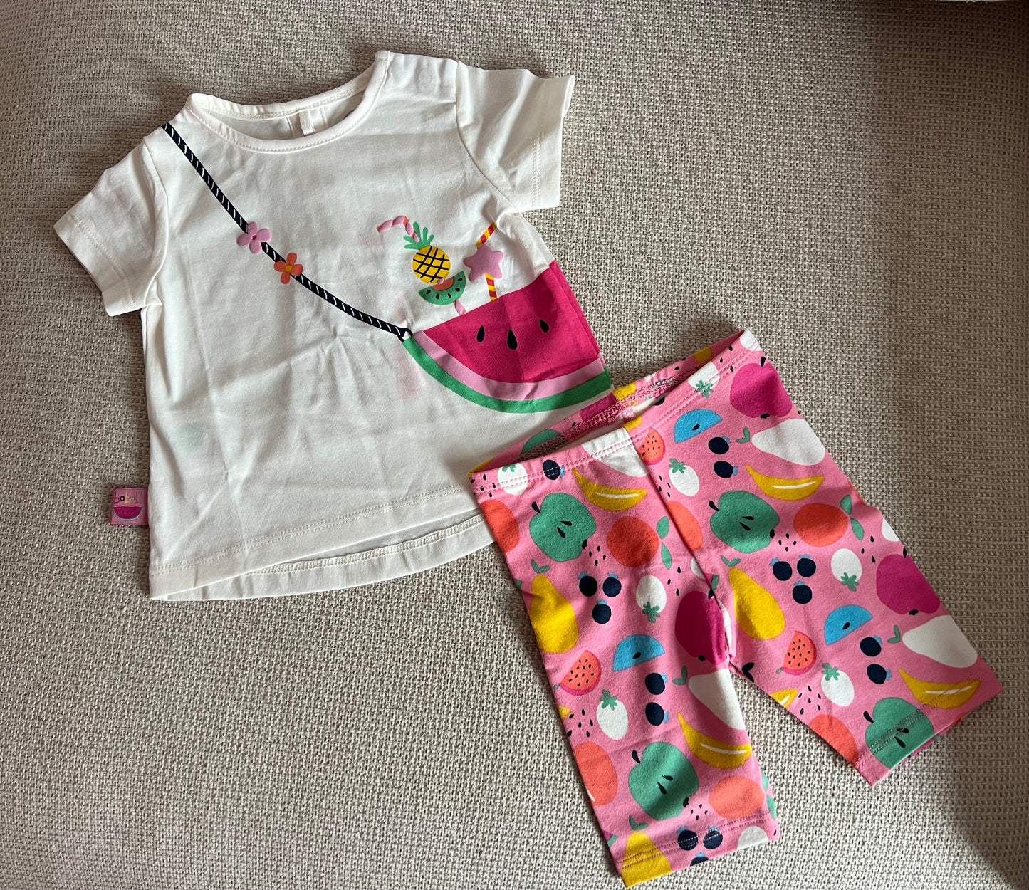 Ensemble 2 pcs tshirt & legging watermelon