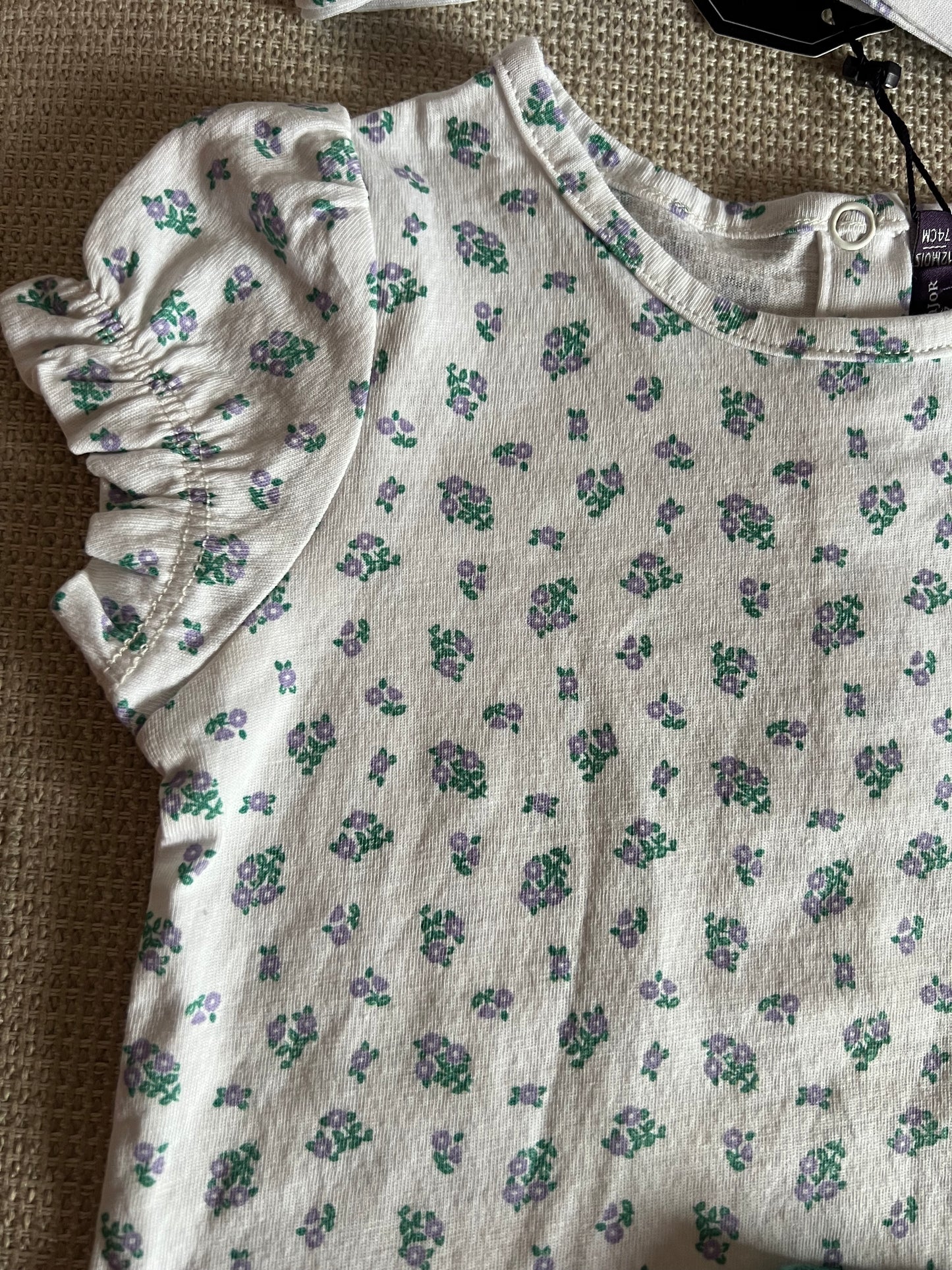Ensemble 2 pcs chemise & short vert
