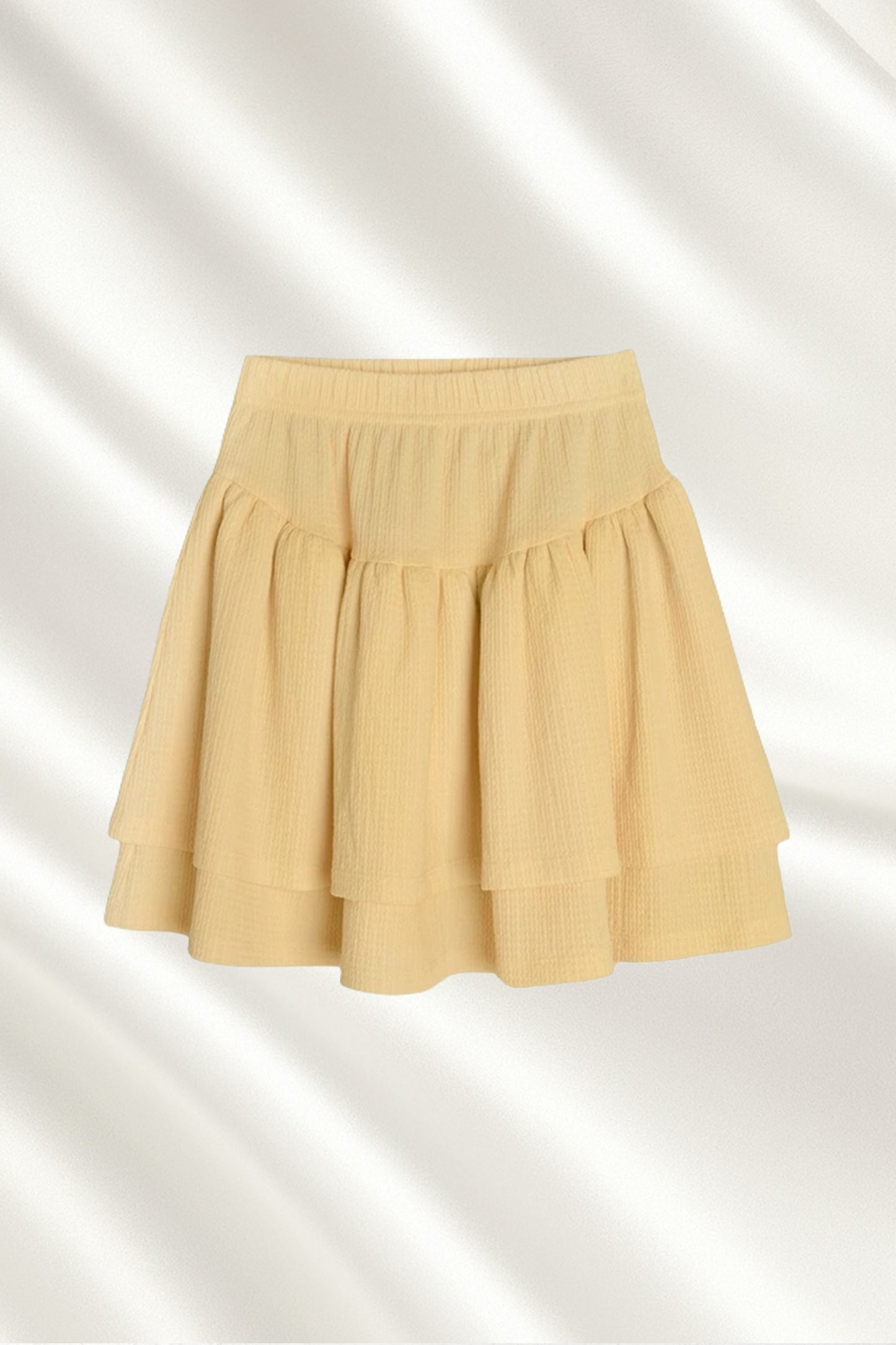 Jupe jaune moutarde