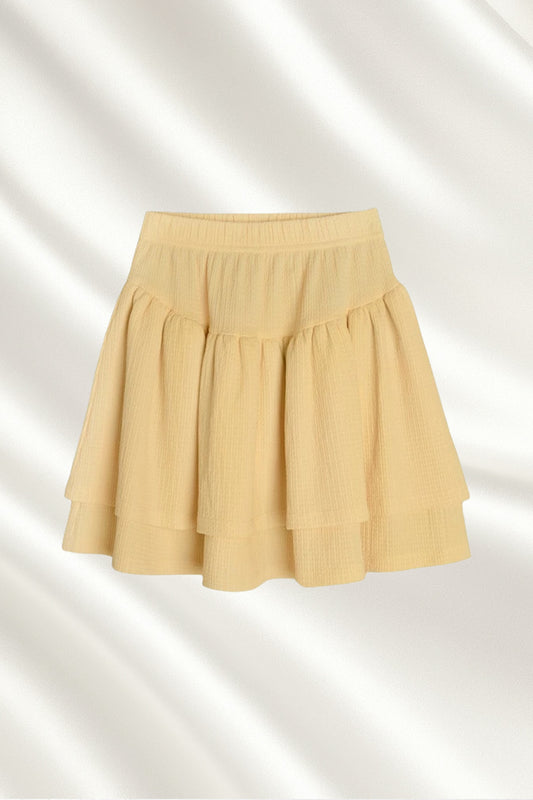 Jupe jaune moutarde