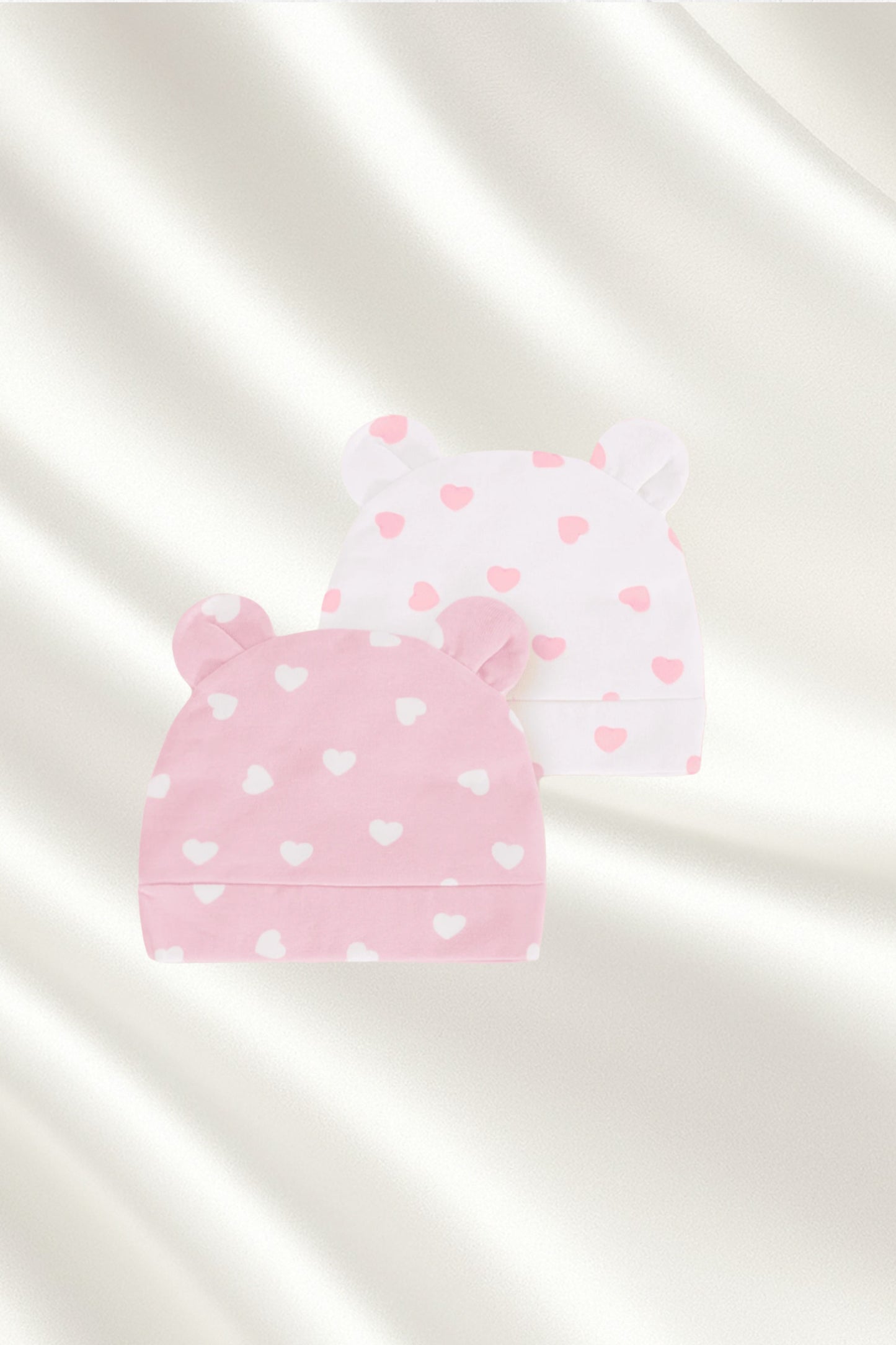 Lot 2 Bonnets en Rose