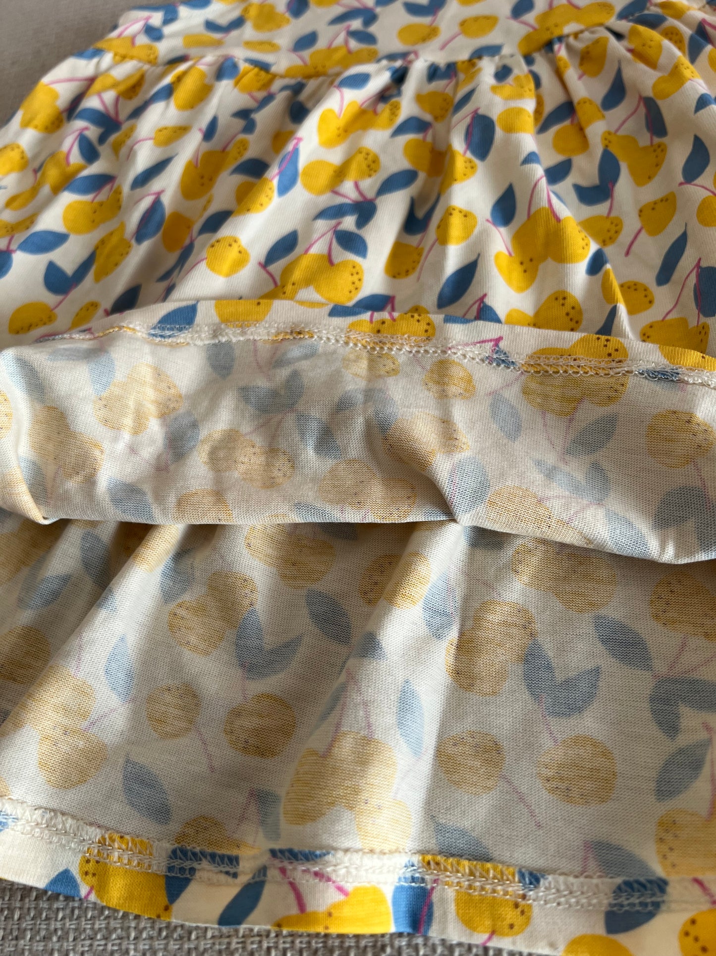 Robe fleurie Citron