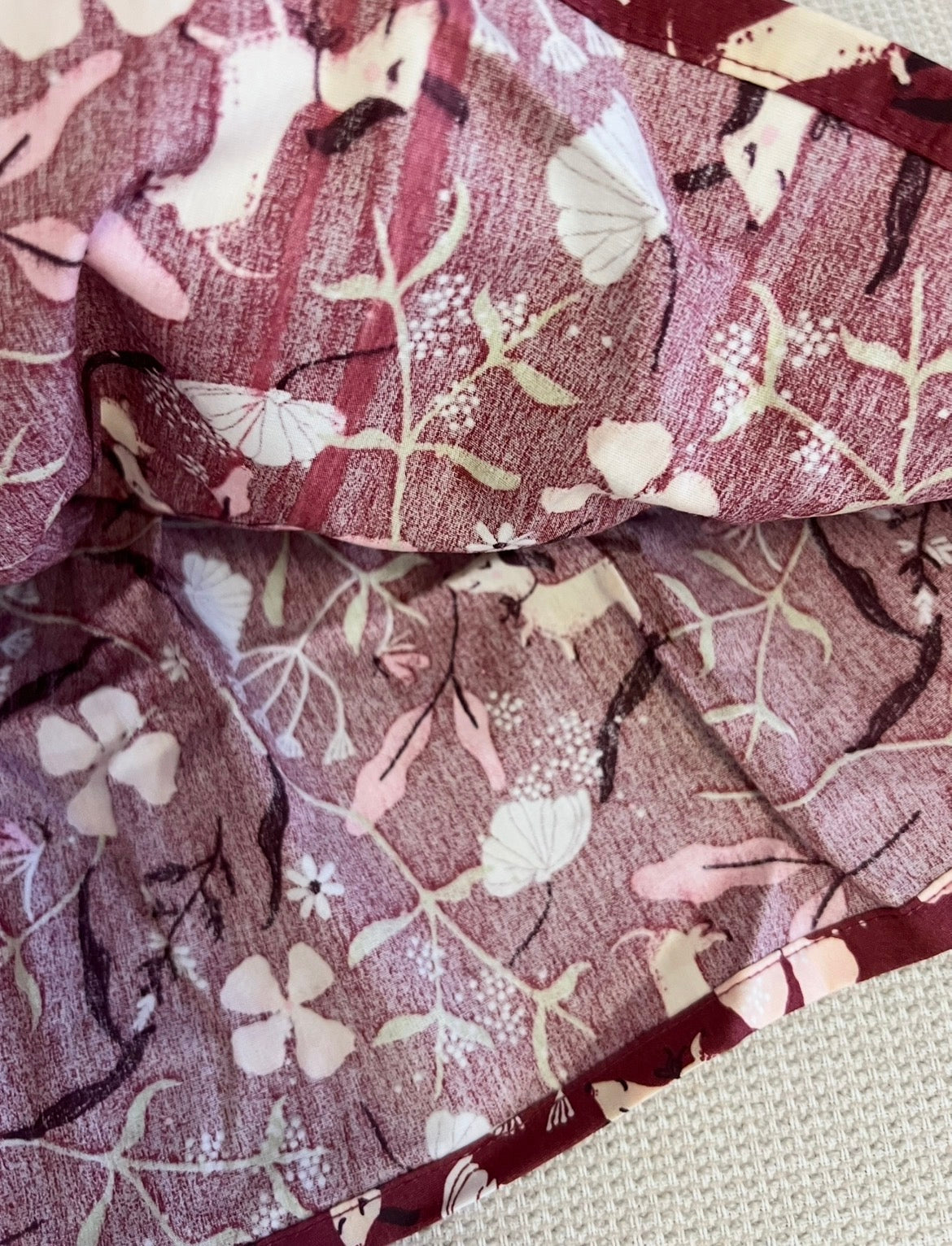 Robe purple en molleton Mila