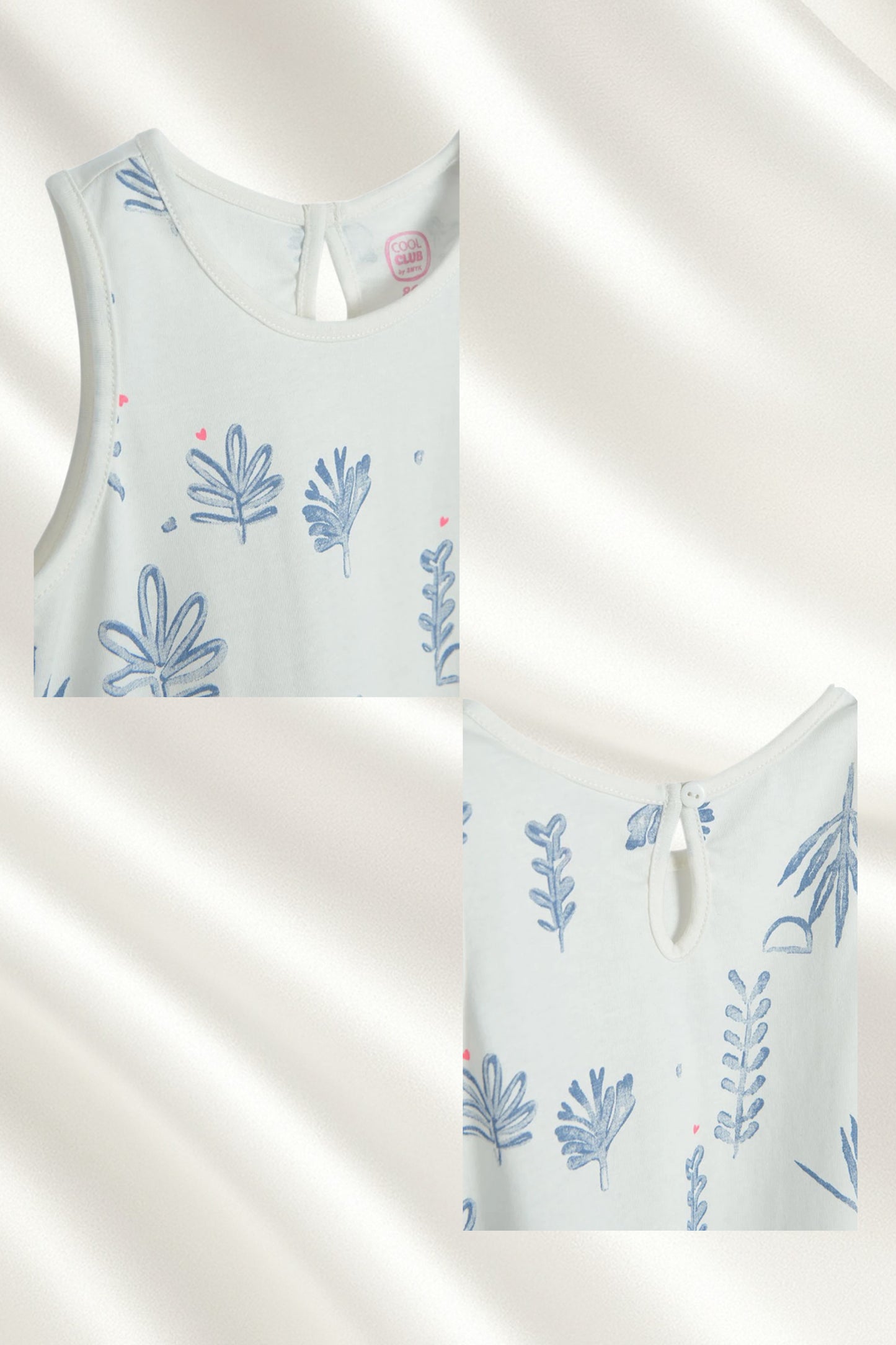 Robe sans manches motifs fantaisie