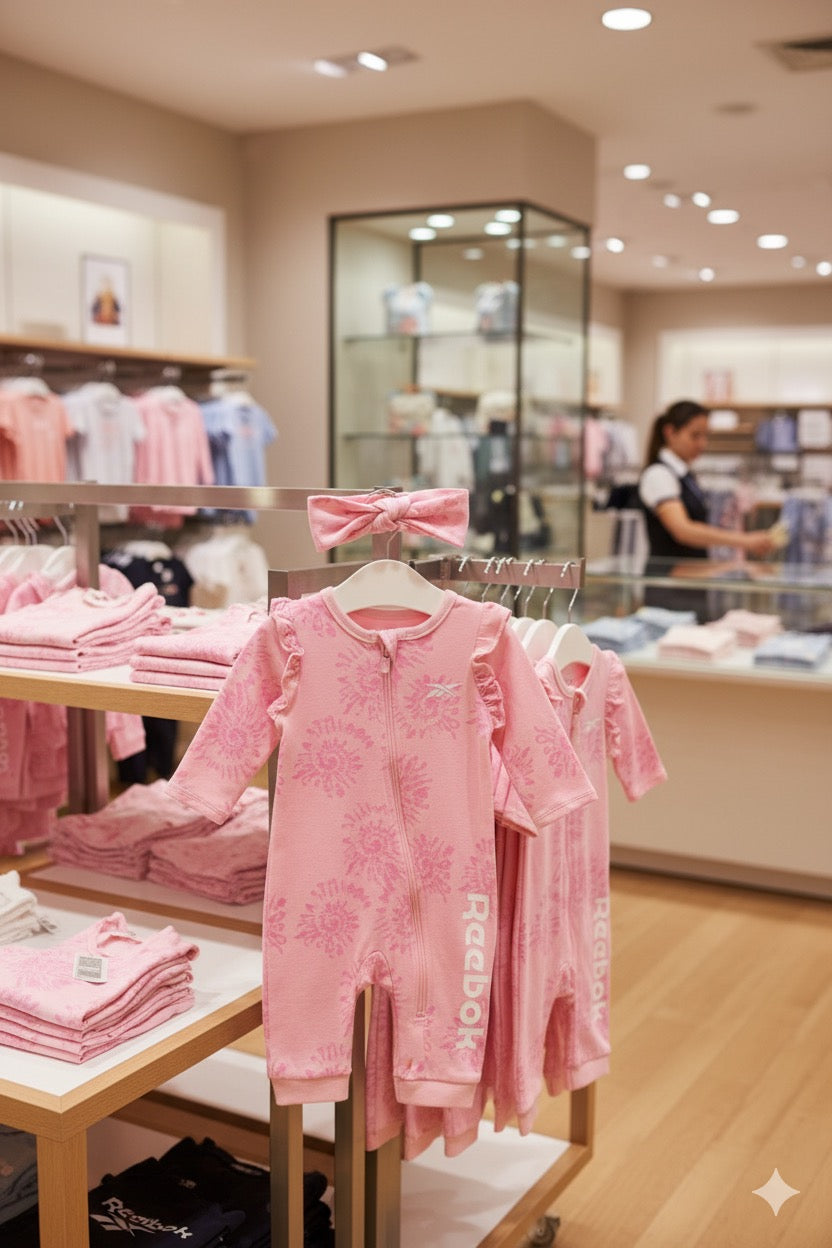 Combinaison Rose avec bandeau