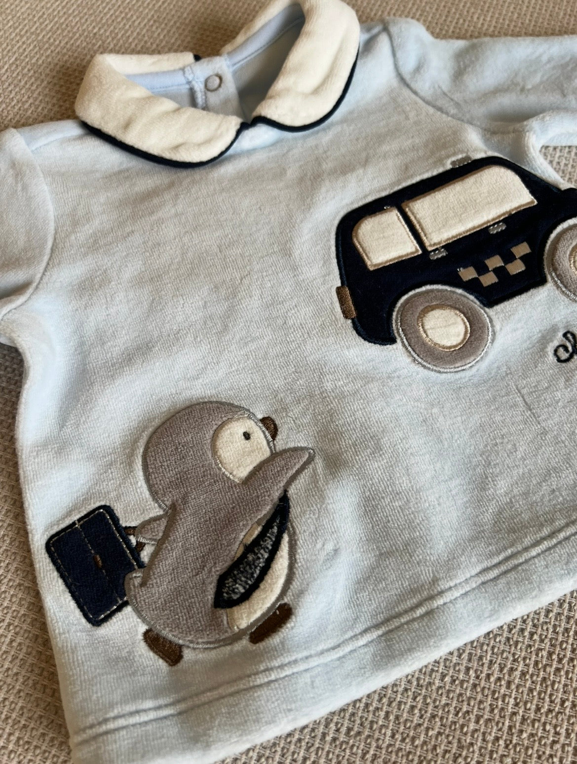 Ensemble Chicco en gris & bleu clair