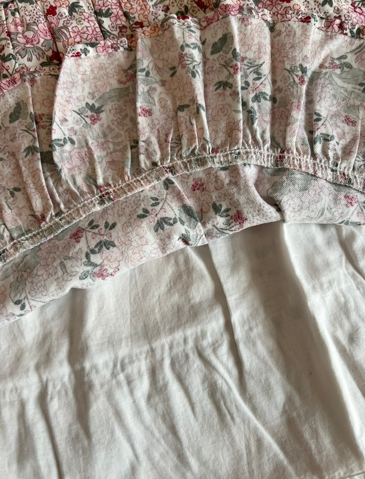 Robe fleurie en rose
