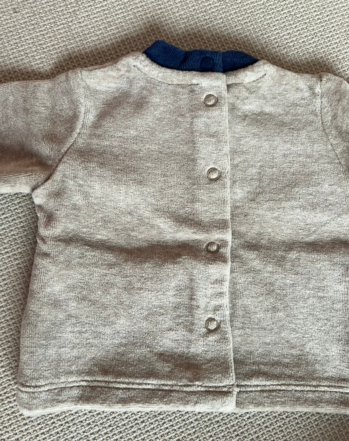 Ensemble Chicco beige & bleu marine