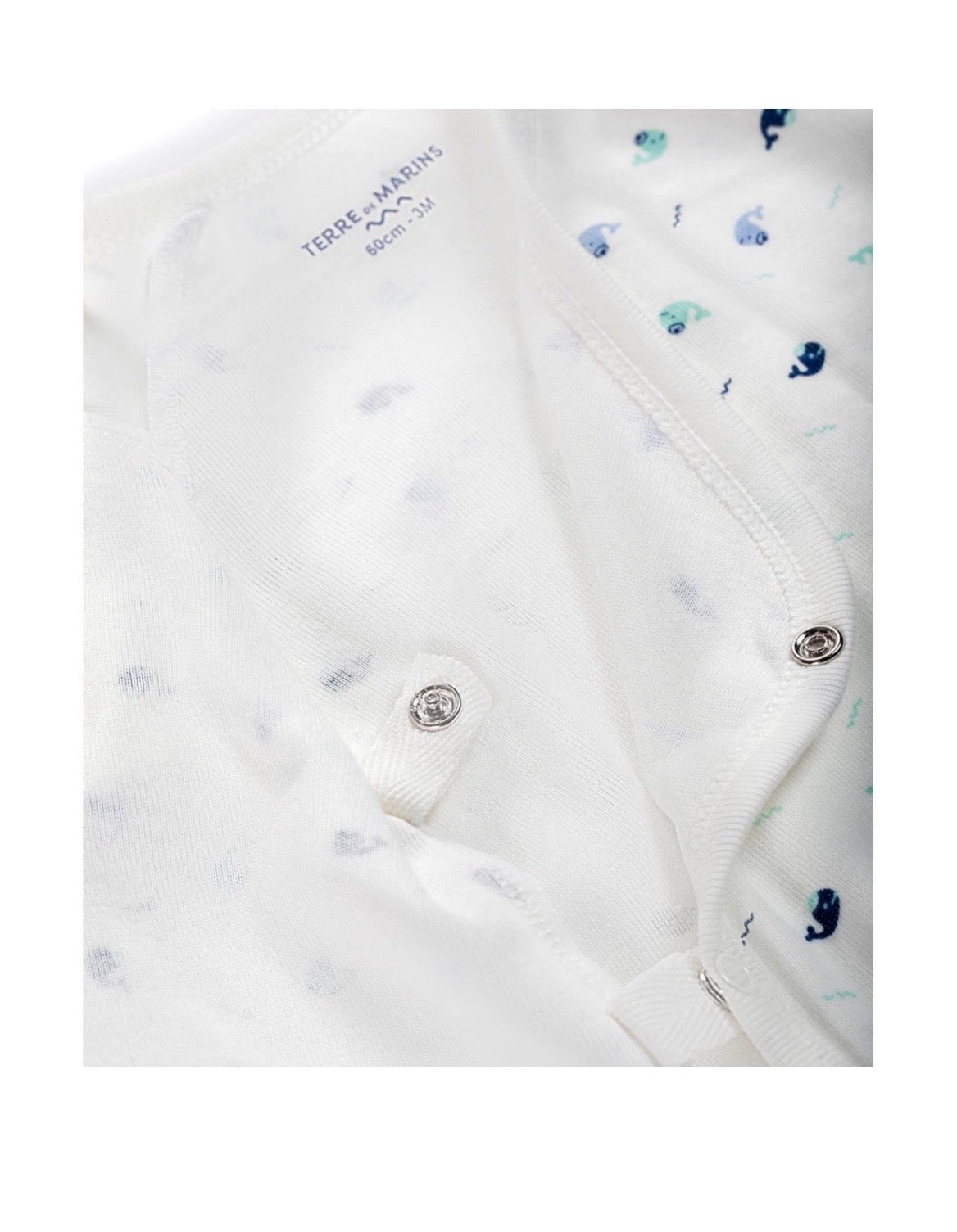 Ensemble 2 pcs cache-coeur avec pantalon bleu marine