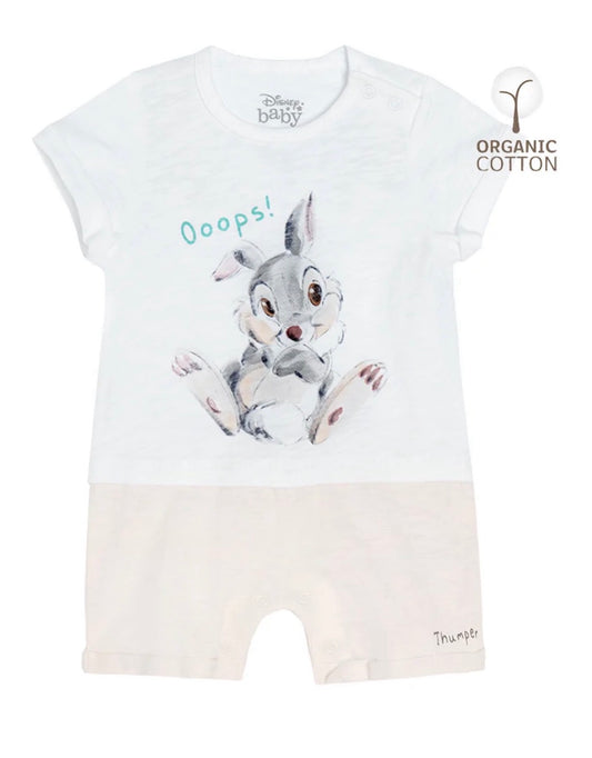 Ensemble Tshirt et short Bambi motif lapin