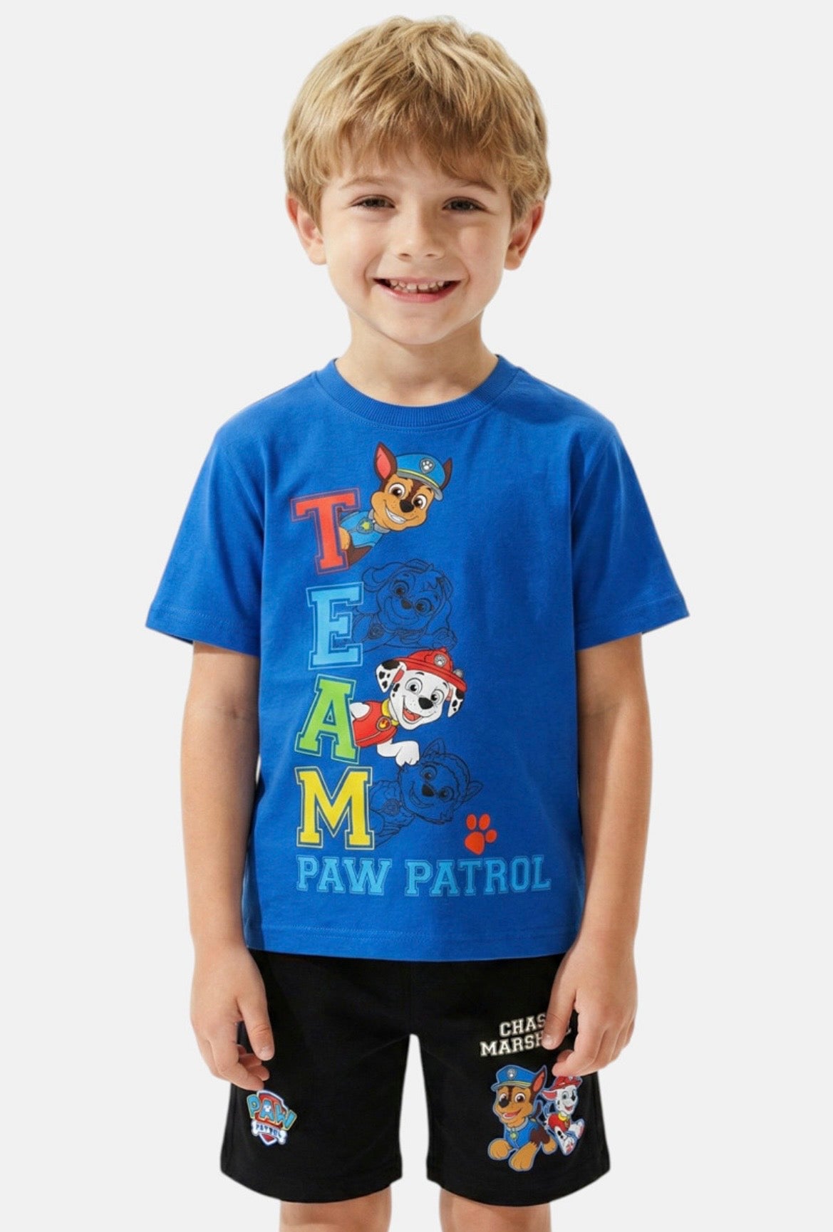 Ensemble 2 pcs Pat Patrouille bleu marine & noir garçon