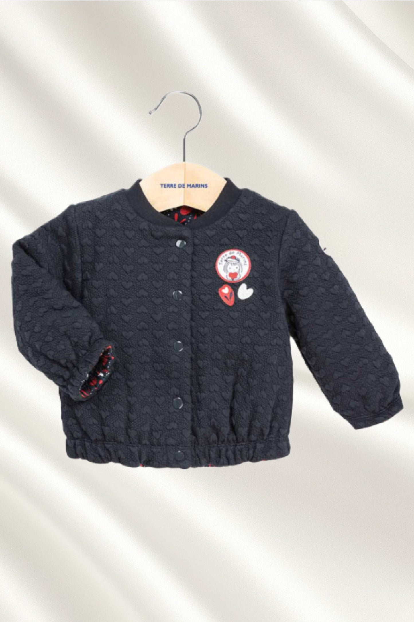 Veste pour filles bleu marine