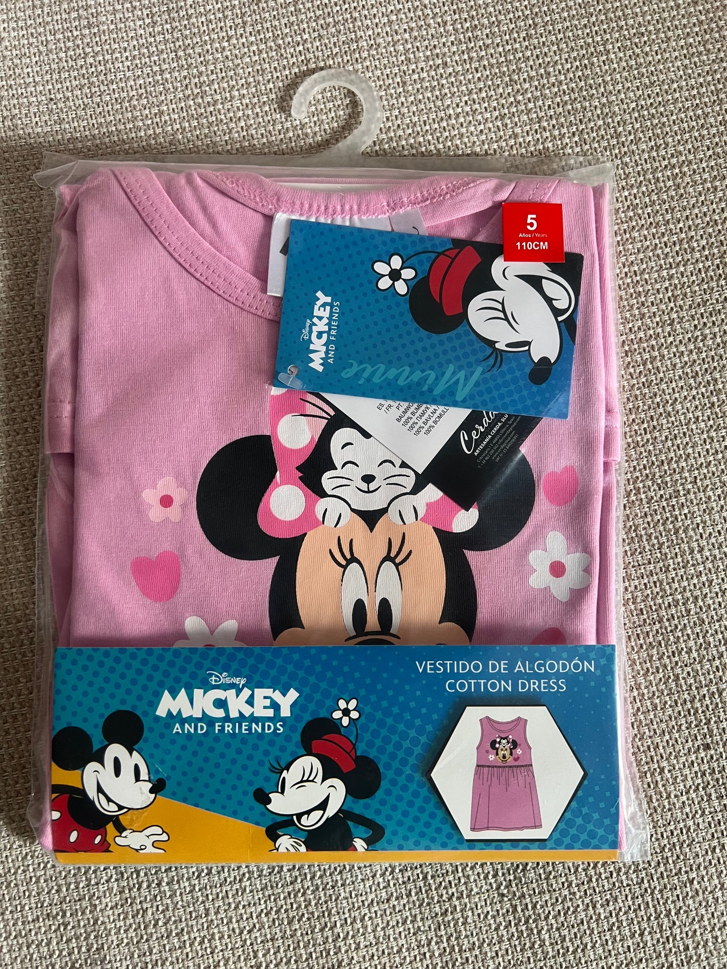 Robe Minnie en Rose
