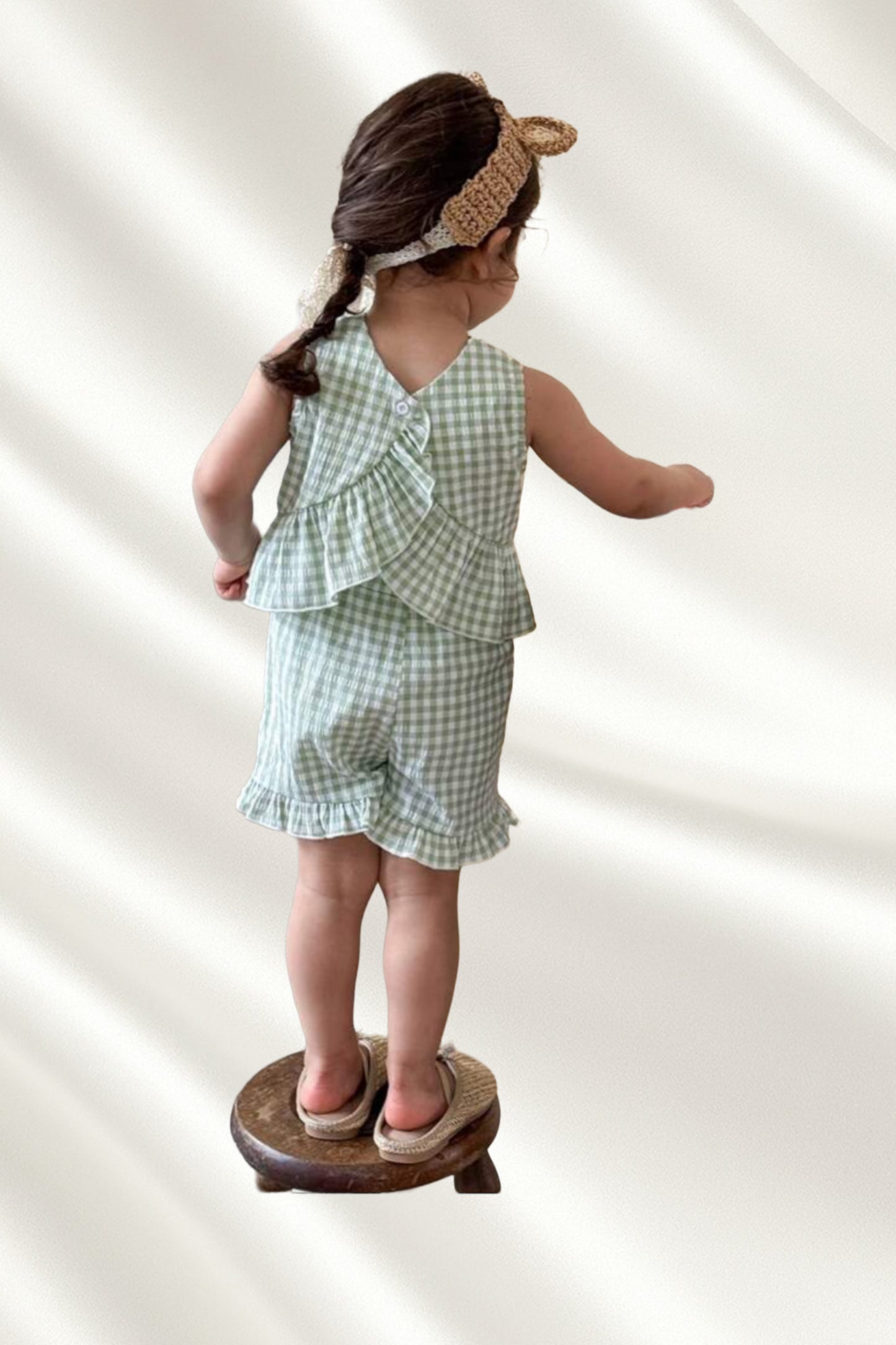 Ensemble vert pour filles