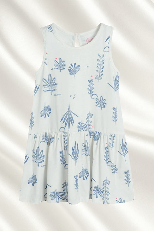 Robe sans manches motifs fantaisie