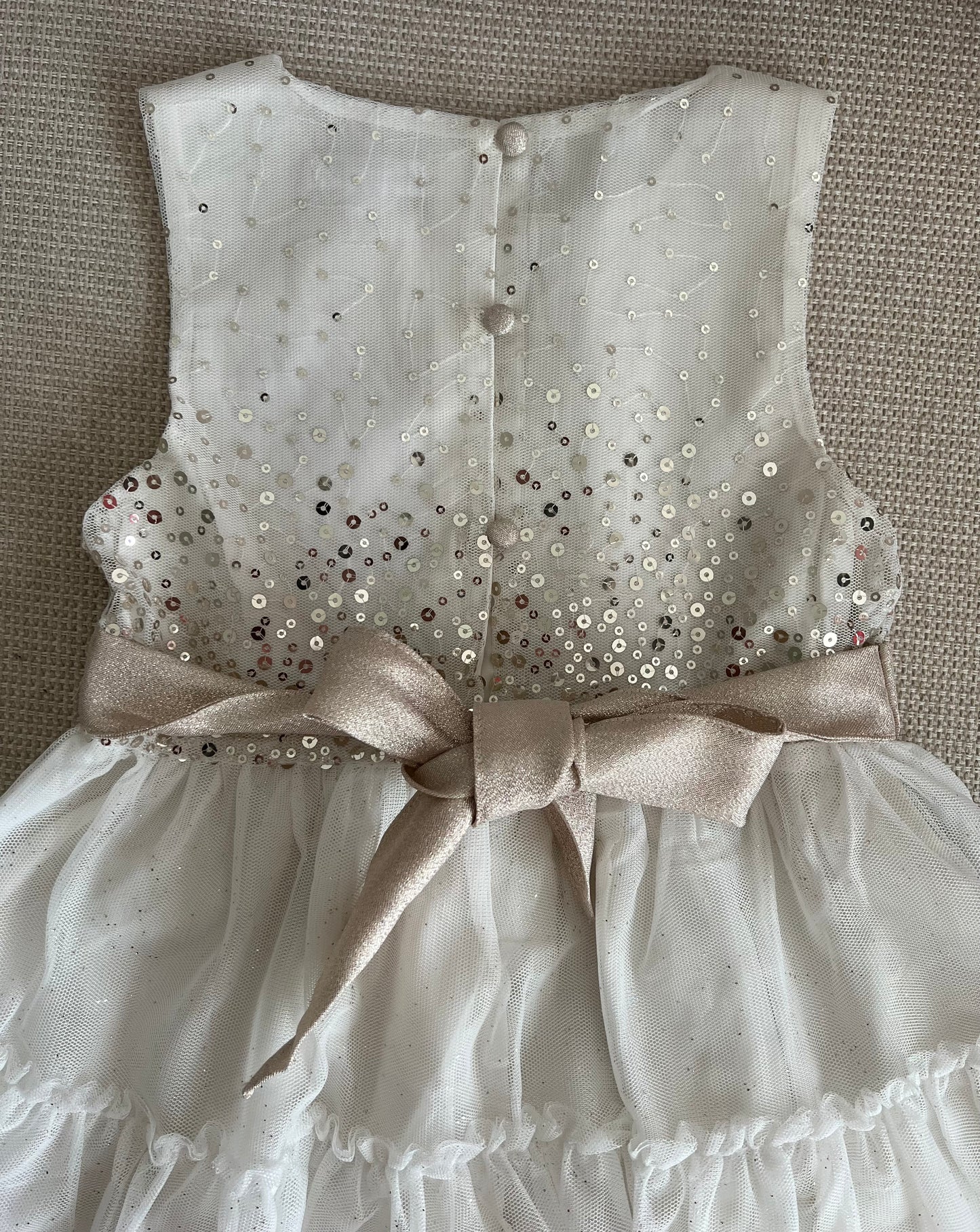 Robe anniversaire à sequins et tulle