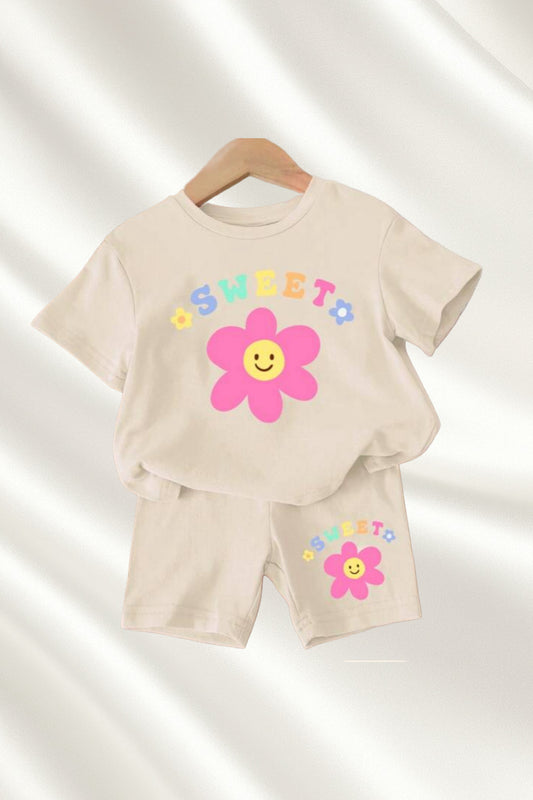 Ensemble en beige 2 pcs pour filles