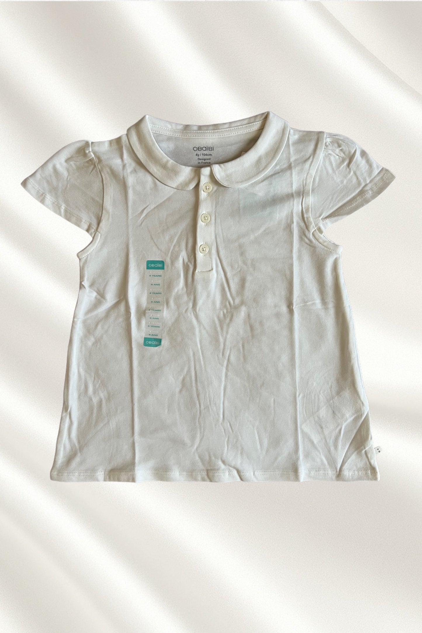 Ensemble 2 pcs robe salopette avec polo