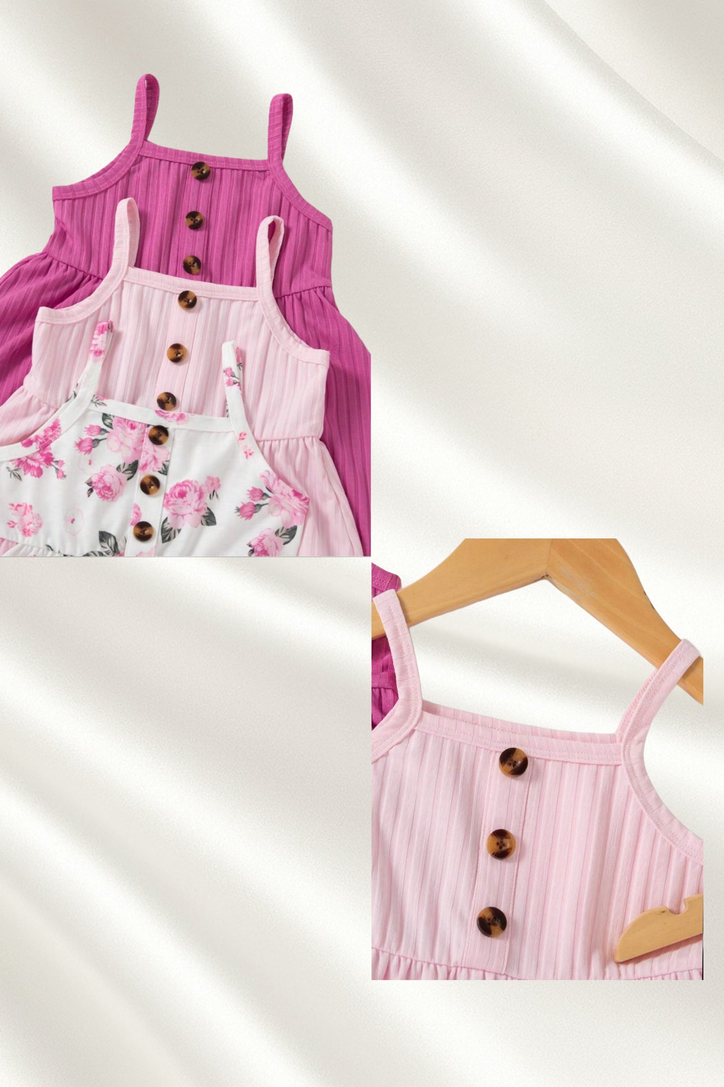 Lot de 3 robes SHEIN - Rose