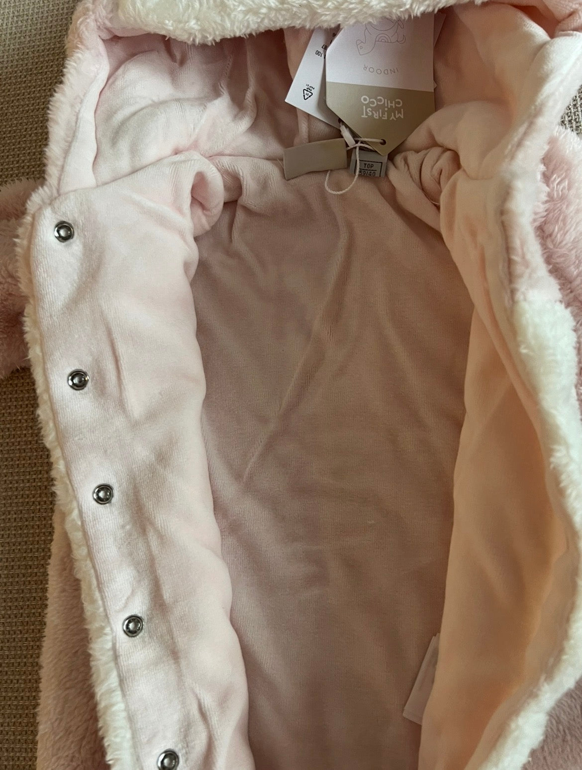 Combi-pilote à capuche Rose