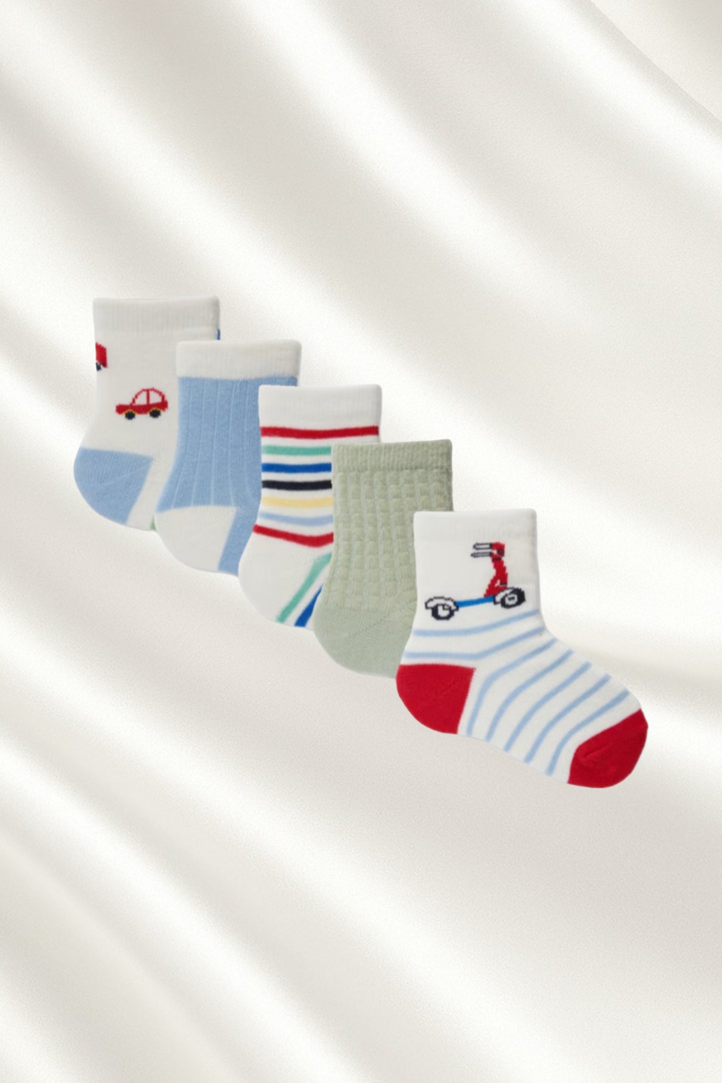 Pack 5 paires chaussettes nouveau-né