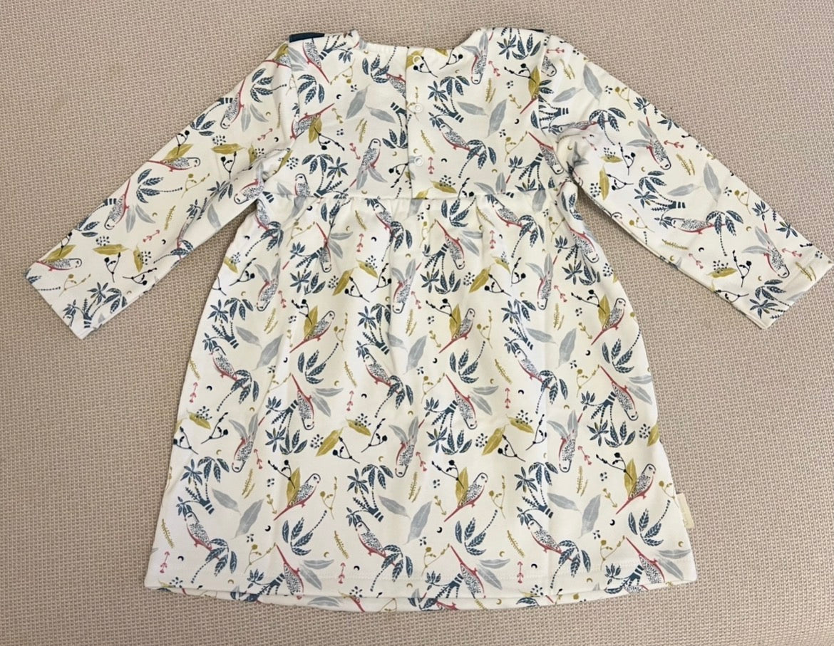 Robe bleue en molleton Bianca