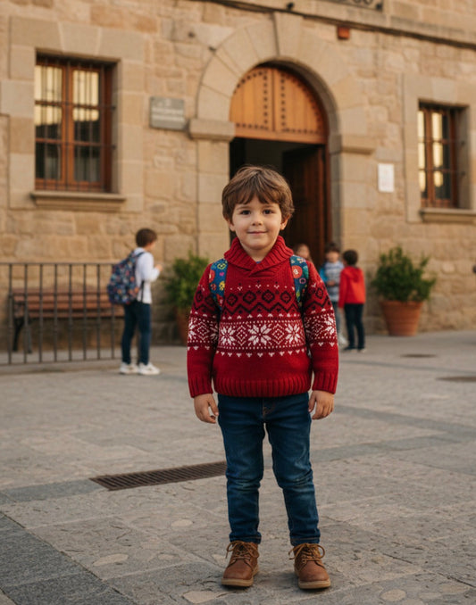 Tricot Rouge pour garçons