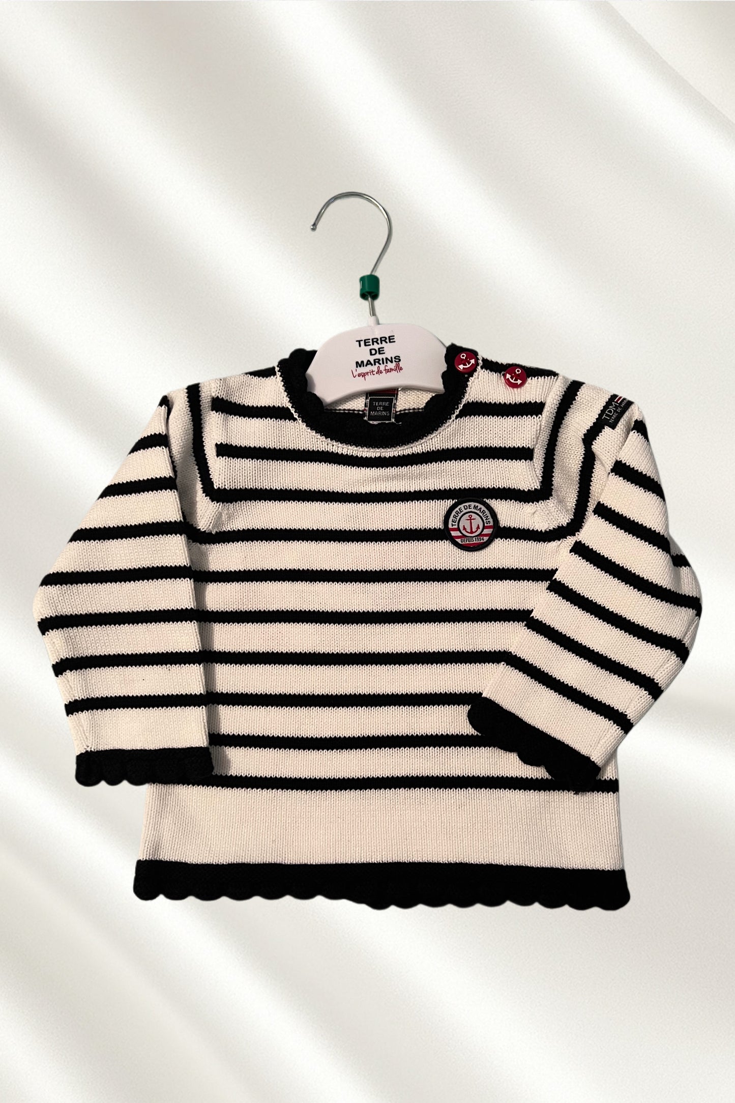 Tricot rayé pour filles