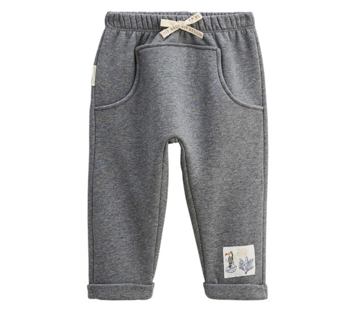 Ensemble 2 pcs sweat et pantalon en gris